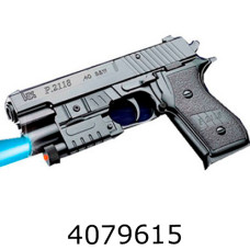 Пістолет пулі в кульку +лазер 18см (72) K2118-G