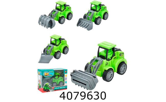 Трактор в коробці 4 види на батар.17*13*8см (90) 668-8A