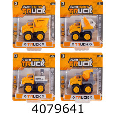 Будівельна техніка 4 види в коробці 9*11*5. (30/60) 3308A/B/C/D