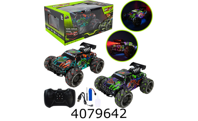 Машина радіо акум. 2 кольори 37*24*18см (8/16) RQ3039