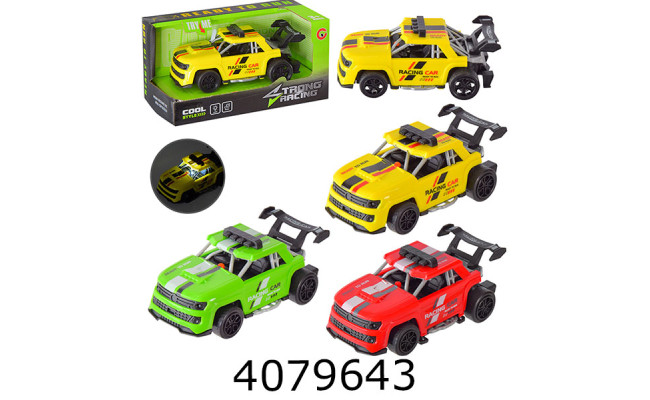 Машинка в коробці на батар. 3 кольори 14*7*7см (90/360) 9813-1C