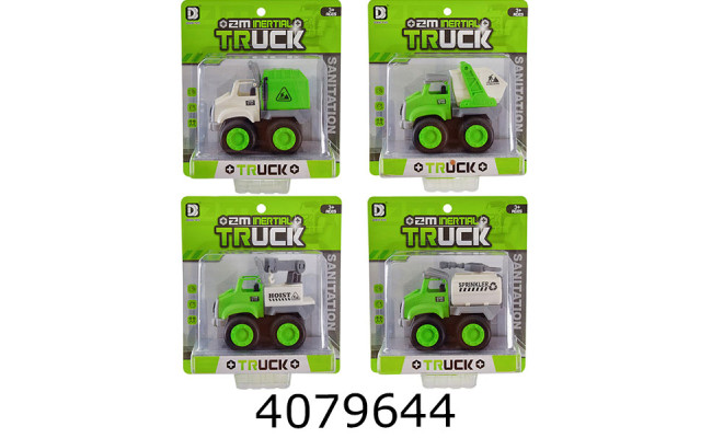 Машинка Міські служби 4 види 9*11*9 (30/60) 3307A/B/C/D