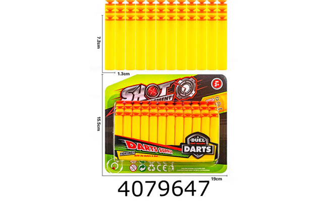 Набої поролонові 36шт на листі (180/360) K814-1