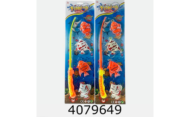 Риболовля  1вудочка 2 види 4 рибки на листі 15*3*52 (72/144) 2202