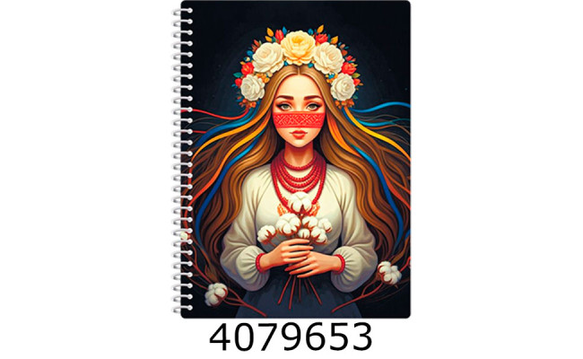 Блокнот на спір. збоку А5 60 арк. Optima 