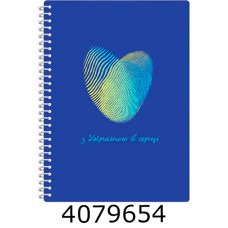 Блокнот на спір. збоку А5 60 арк. Optima 