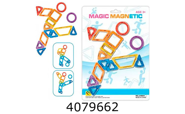 Конструктор магнетик 14 дет. на листі 28*05*20 (120/240) JH8601-2