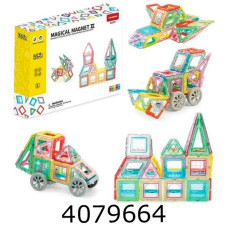 Конструктор магнетик 55дет.в коробці 34*5*24 (9/18) X1224
