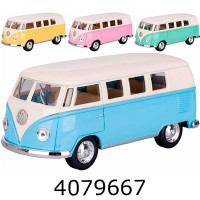 Машинка метал. Volkswagen Classical Bas 1962 Kinsmart (24/96) 5377WY