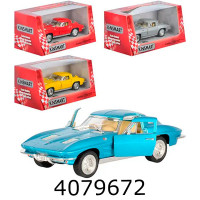 Машинка метал. Chevrolet Corvette Sting Ray 1963 Kinsmart (24/96) 5358W