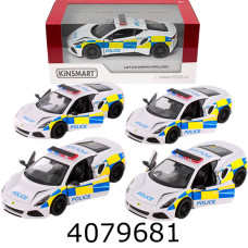 Машинка метал. Kinsmart Lotus Emire Police (24/96) 5441WP