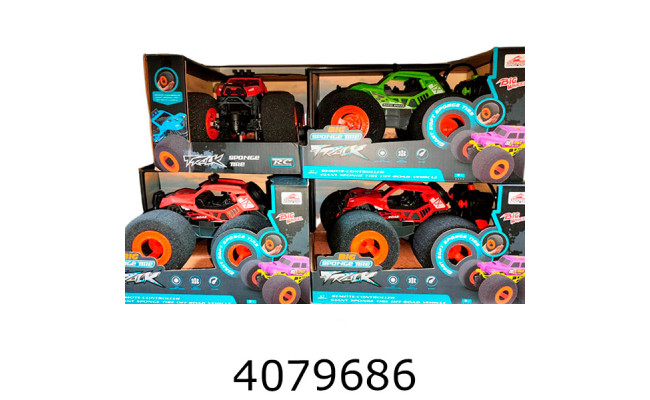 Машина радiо акум. з поролоновими колесами в коробці 3 кольори 27*16*21см (12/24) 854D-12