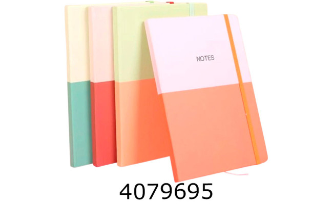 Блокнот А6 144 арк. кл. на резинці Leader 14*9см асорт. Red Umbrella ( NC6010) (24) NC6010