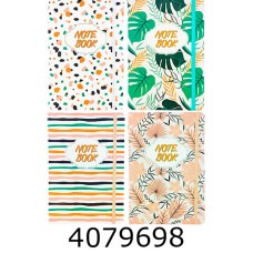 Блокнот А6 144 арк. кл. на резинці Leader 14*9см асорт. Red Umbrella ( NC6051) (24) NC6051