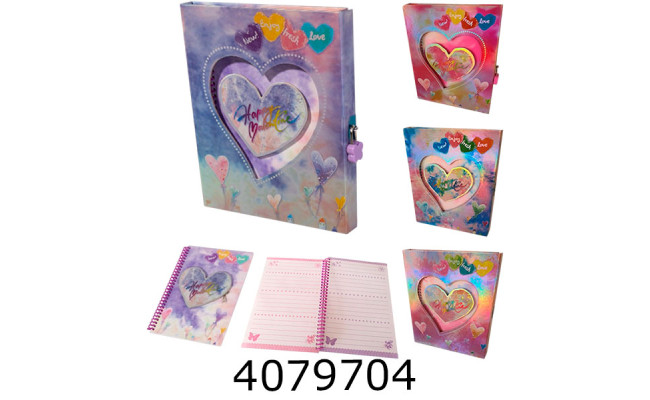 Блокнот дитячий на ключику Leader 11*17.7cм 60арк.кліт. в коробці Імп 117866Л