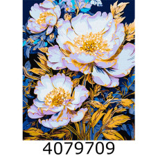 Картина по номерам 40*50см квіти 