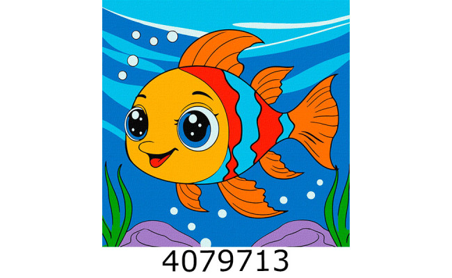 Картина по номерам 25*25см 