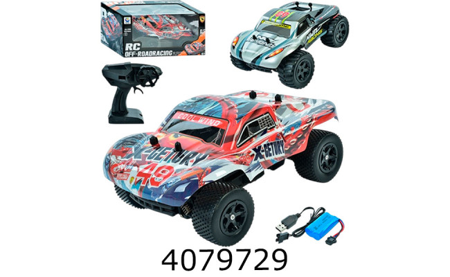 Машина радіо акум. 2 види 43*22*25см в коробці  (6) 999-2220-22