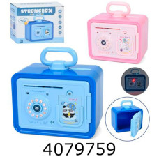 Скарбничка Сейф на батар. в коробці світ. муз. в коробці 2 види 18*11см (12) MK 5721