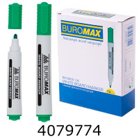 Маркер сухостир. Buromax. 2-4мм зелений (12) BM.8800-04