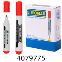 Маркер сухостир. Buromax. 2-4мм червоний (12) BM.8800-05