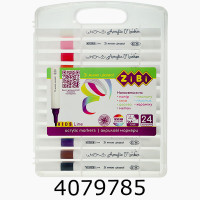 Маркер акрил. набір 24 шт ZiBi KIDS Line (12/96) ZB.2703