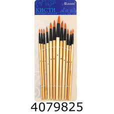 Пензлі в наборі 12шт. J.Otten нейлон круглі (24) 1964-12