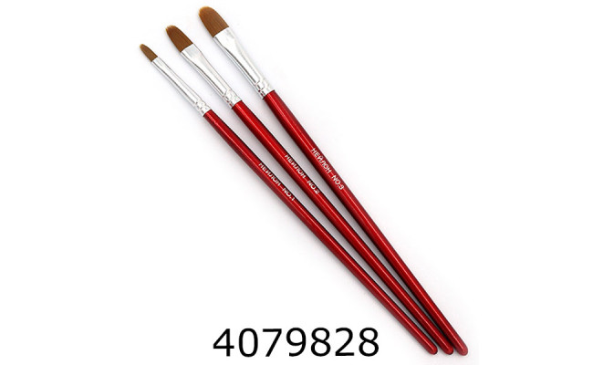 Пензлі в наборі 3шт. J.Otten нейлон плоскі (RA-7689) (20) 7689-RA