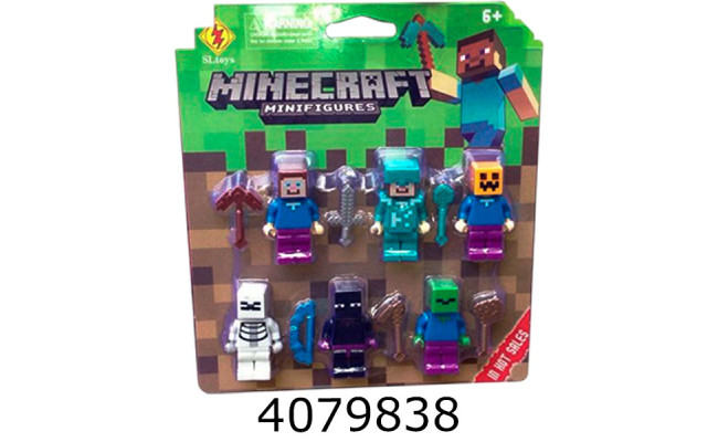 Герої Minecraft 6 видів на планшетці  18*16*1 (144) SL8908