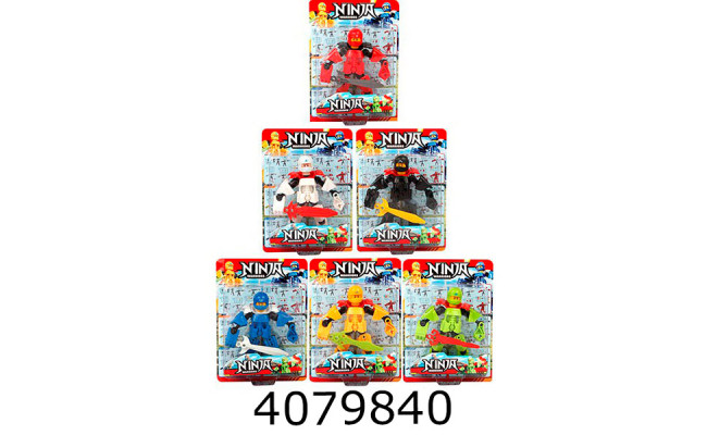 Герої Ninja 5 видів на планшетці 18*13*5 (120) F2010-2A