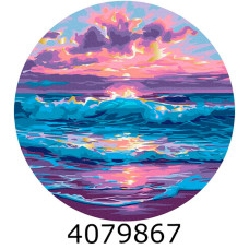 Картина по номерам d40см 