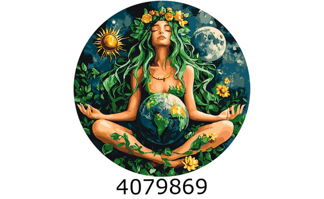 Картина по номерам d40см 