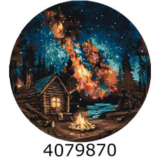 Картина по номерам d40см 