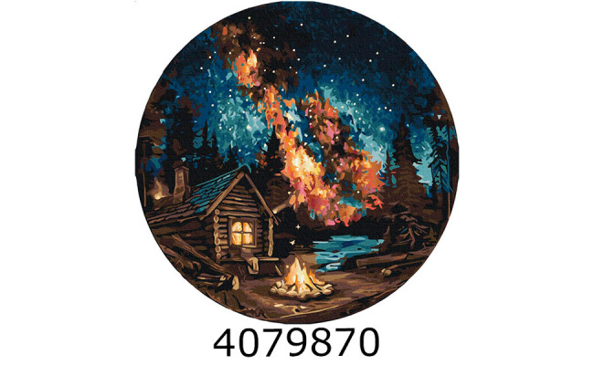 Картина по номерам d40см 