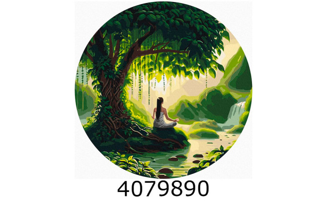 Картина по номерам d40см 