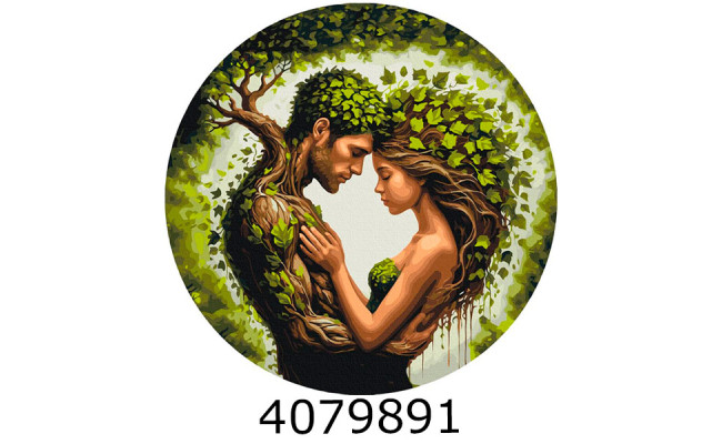 Картина по номерам d40см 