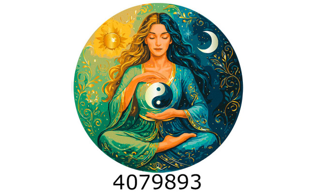 Картина по номерам d40см 