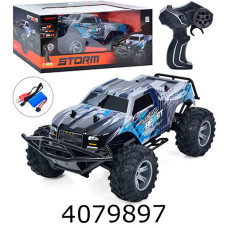 Машина радіо акум. Джип гум. над. кол аморт. протиуд. корп. світ. в коробці 54*30*24см (6) 666-835A