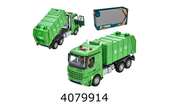 Машина Сміттєвоз в коробці на батар. інерц. 37*19*12см (12) GC017