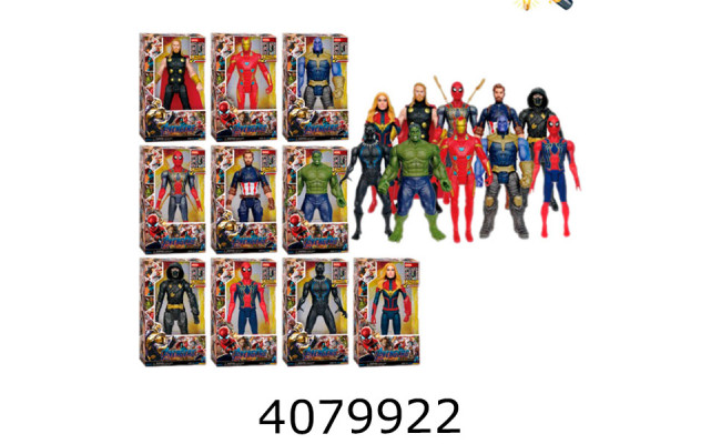 Герої Avengers 10 видів в коробці 17*30*6см (36) XG-88005