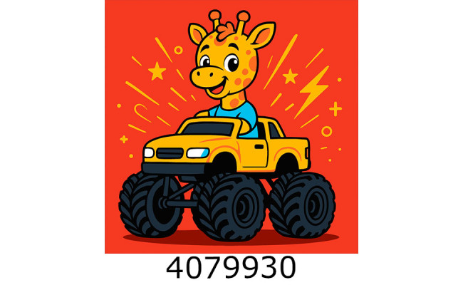 Картина по номерам 25*25см 