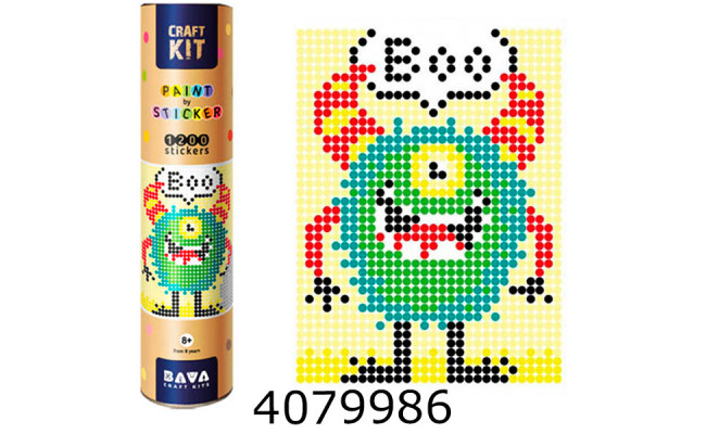 Картина по номерам з наліпками 