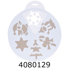 Трафарет Новорічний 30см AWR000200