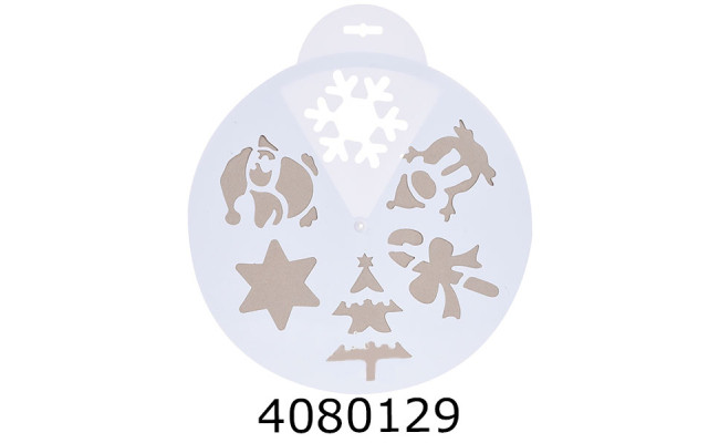 Трафарет Новорічний 30см AWR000200