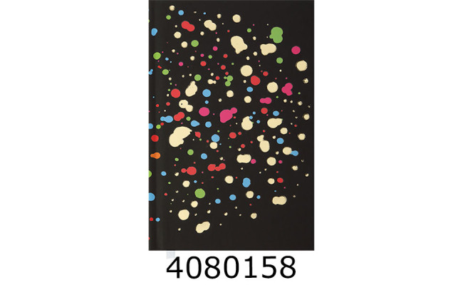 Щоденник А6 недат. Buromax FANCY чорний BM.2623-01