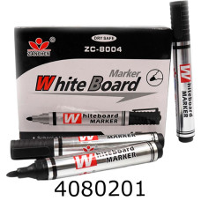 Маркер сухостир. чорний круглий (12) 8004ZC-BK