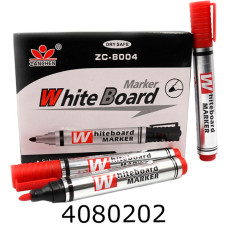 Маркер сухостир. червоний круглий (12) 8004ZC-RD