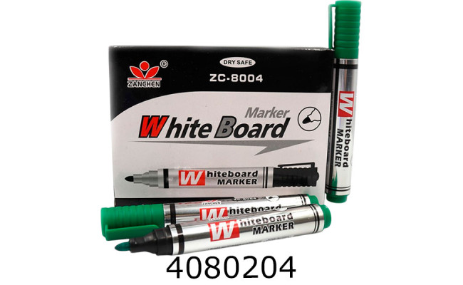 Маркер сухостир. зелений круглий (12) 8004ZC-GR