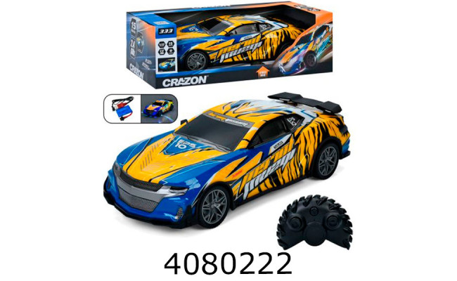 Машина радiо акум. в коробці гумові колеса світ. usb-зарядне 44*21*16см (12) 333-TG25121B