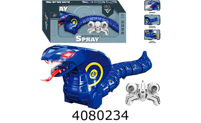 Змія радiо батар. в коробці світ. муз. їздить 47*18*29см (8) 128A-57